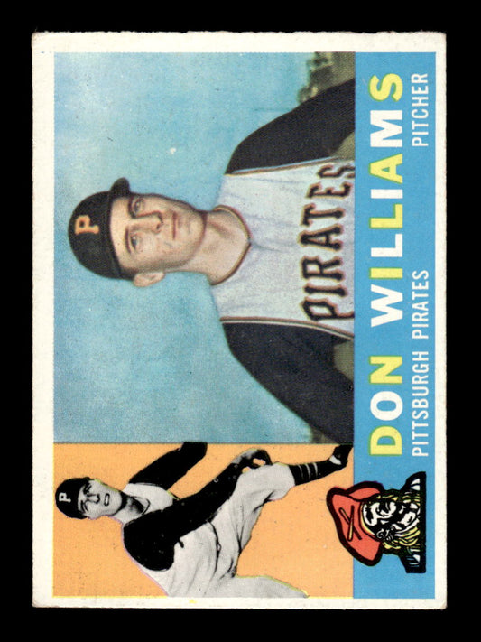 1960 Topps #414 Don Williams - Pittsburgh Pirates RC VG