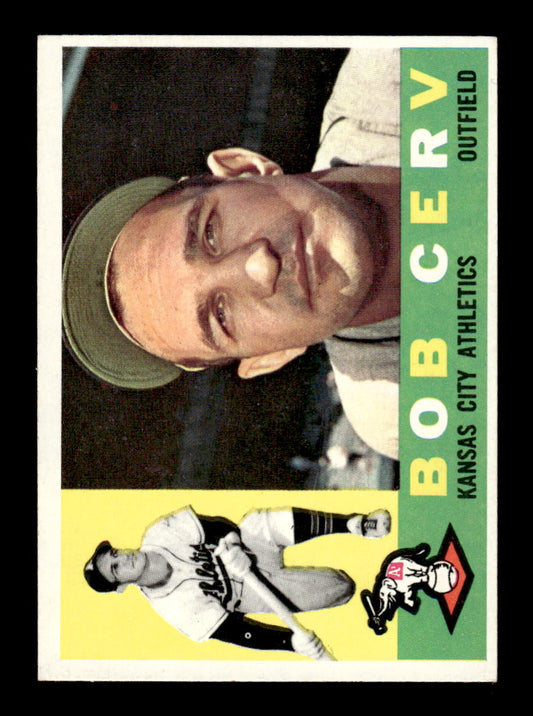 1960 Topps #415 Bob Cerv - Kansas City Athletics EXMT