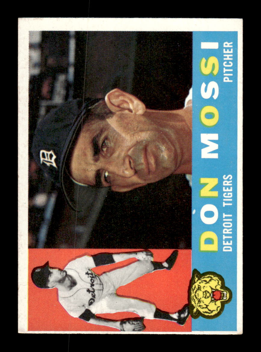 1960 Topps #418 Don Mossi - Detroit Tigers EXMT
