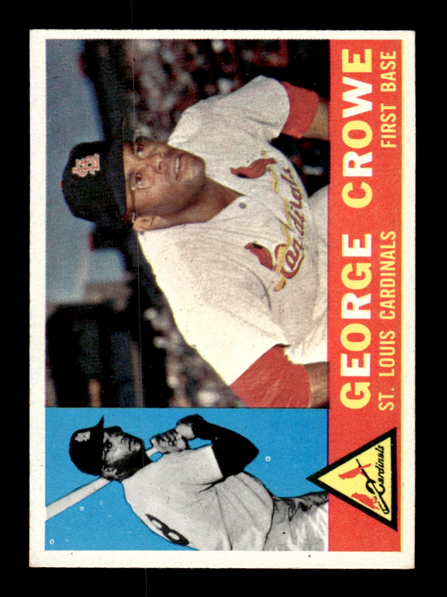 1960 Topps #419 George Crowe - St. Louis Cardinals EXMT