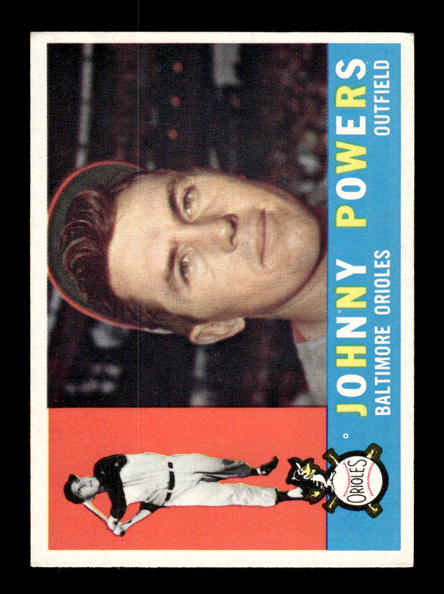 1960 Topps #422 John Powers - Baltimore Orioles EXMT