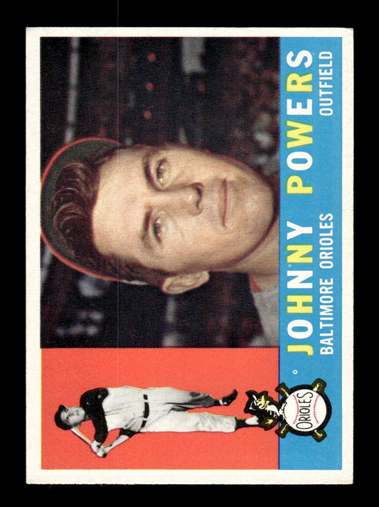 1960 Topps #422 John Powers - Baltimore Orioles EXMT