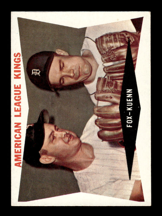1960 Topps #429 American League Kings - Fox / Kuenn EXMT