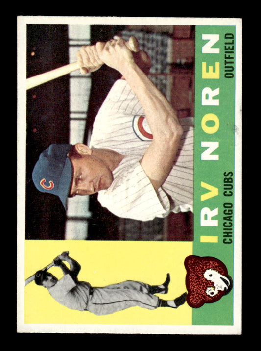 1960 Topps #433 Irv Noren - Chicago Cubs EXMT