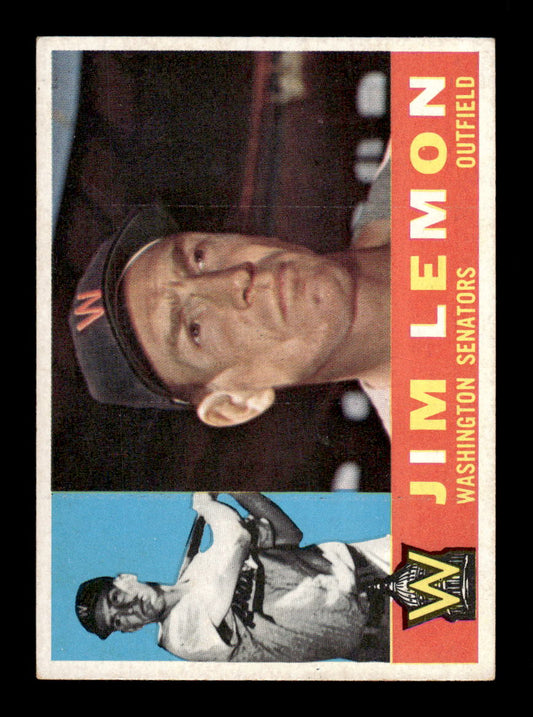 1960 Topps #440 Jim Lemon - Washington Senators EX