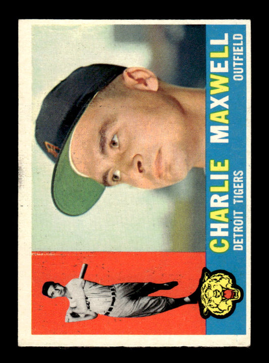 1960 Topps #443 Charlie Maxwell - Detroit Tigers EX