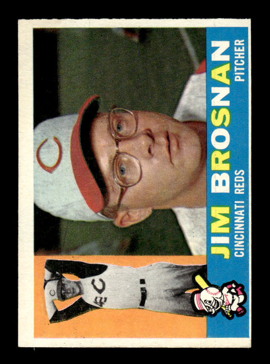 1960 Topps #449 Jim Brosnan - Cincinnati Reds EX
