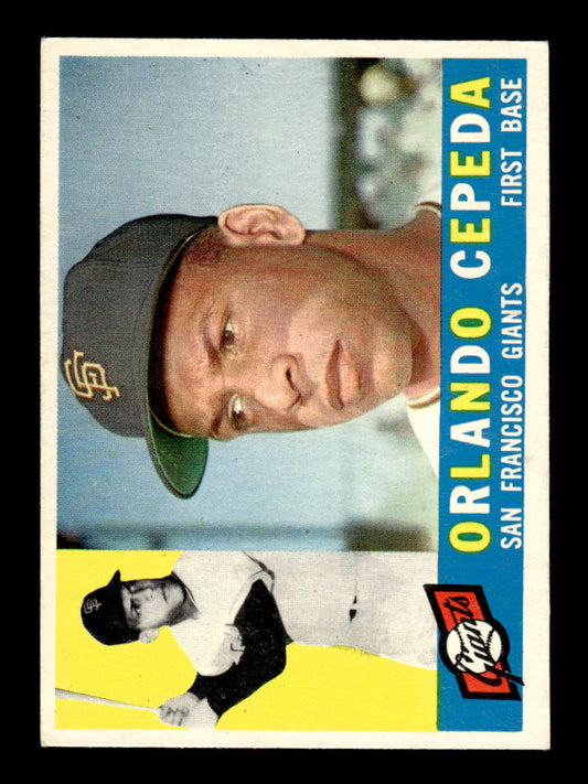 1960 Topps #450 Orlando Cepeda - San Francisco Giants EXMT
