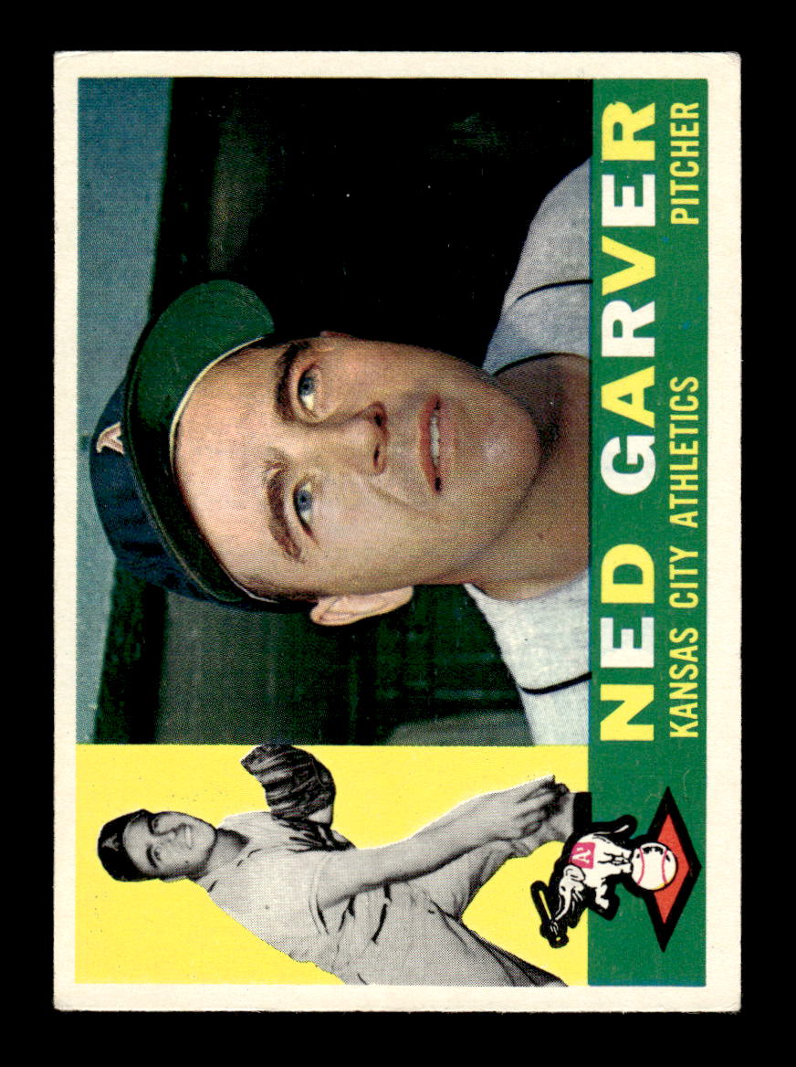 1960 Topps #471 Ned Garver - Kansas City Athletics EXMT