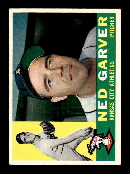 1960 Topps #471 Ned Garver - Kansas City Athletics EXMT