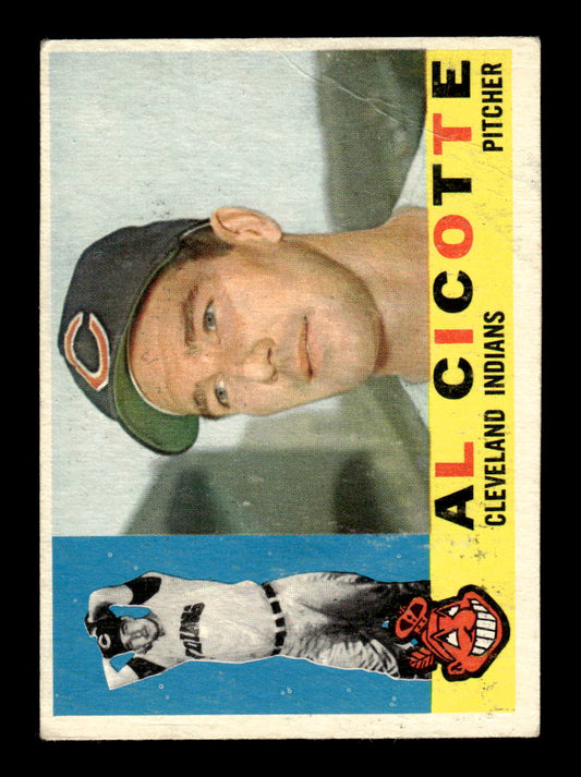 1960 Topps #473 Al Cicotte - Cleveland Indians VG
