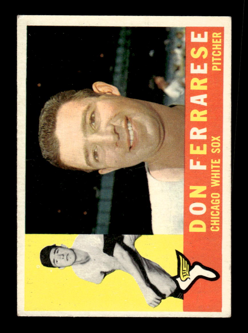 1960 Topps #477 Don Ferrarese - Chicago White Sox EX