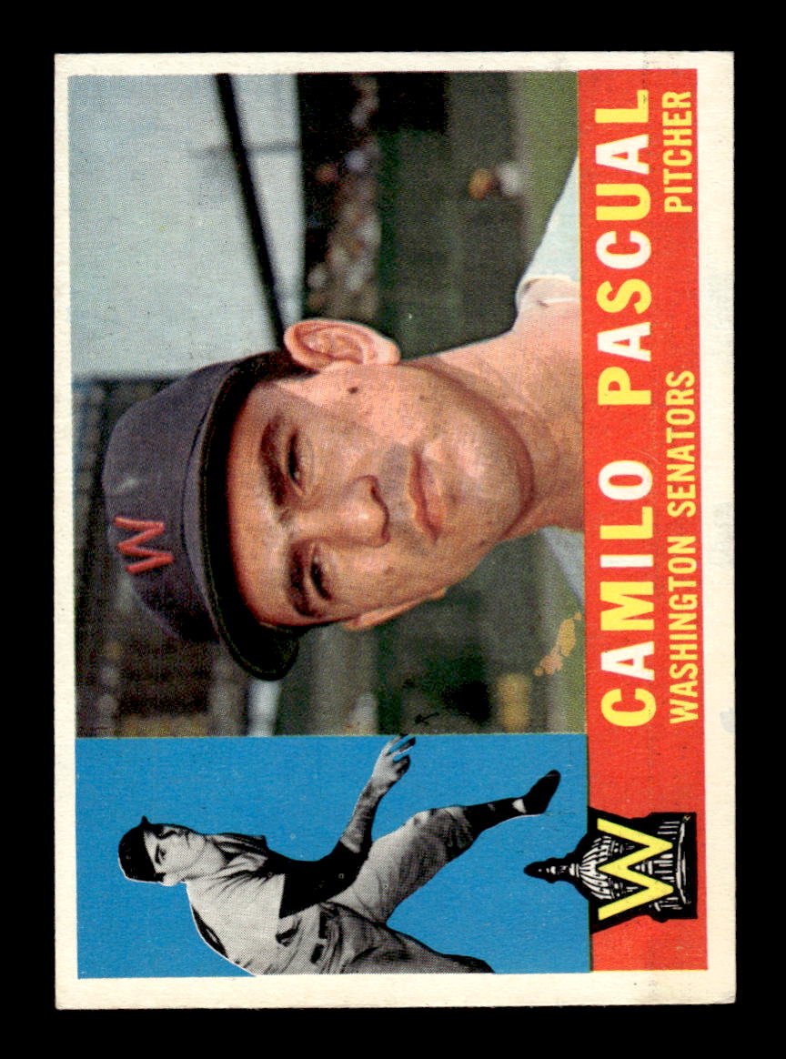 1960 Topps #483 Camilo Pascual - Washington Senators EXMT