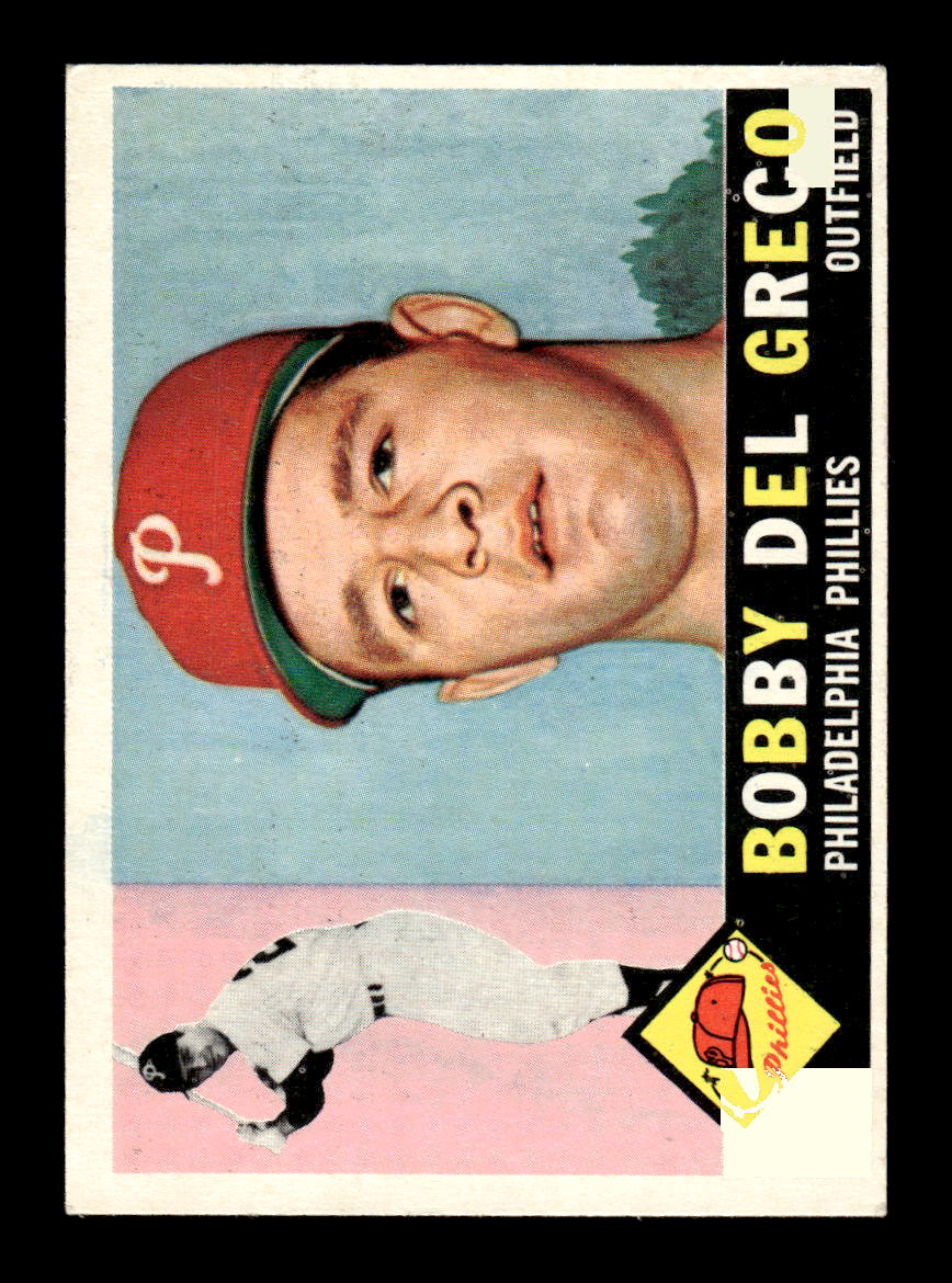 1960 Topps #486 Bobby Del Greco - Philadelphia Phillies EXMT