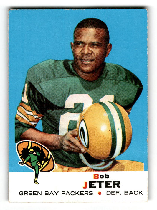 1969 Topps #7 Bob Jeter Green Bay Packers EX