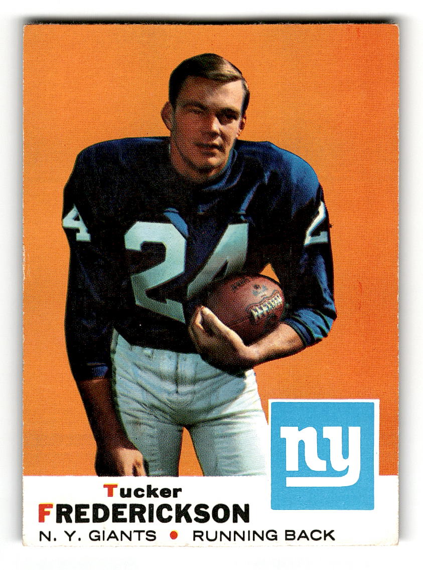 1969 Topps #15 Tucker Frederickson New York Giants EX