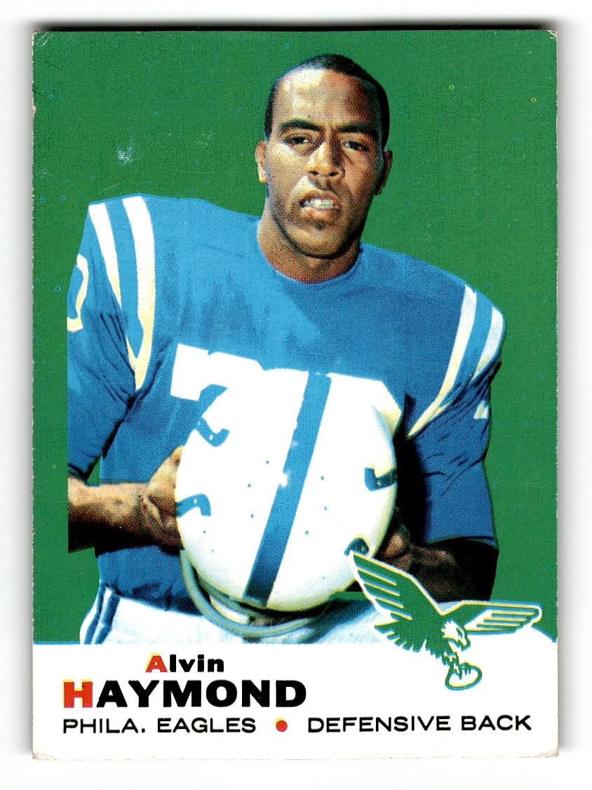 1969 Topps #16 Alvin Haymond Philadelphia Eagles EX