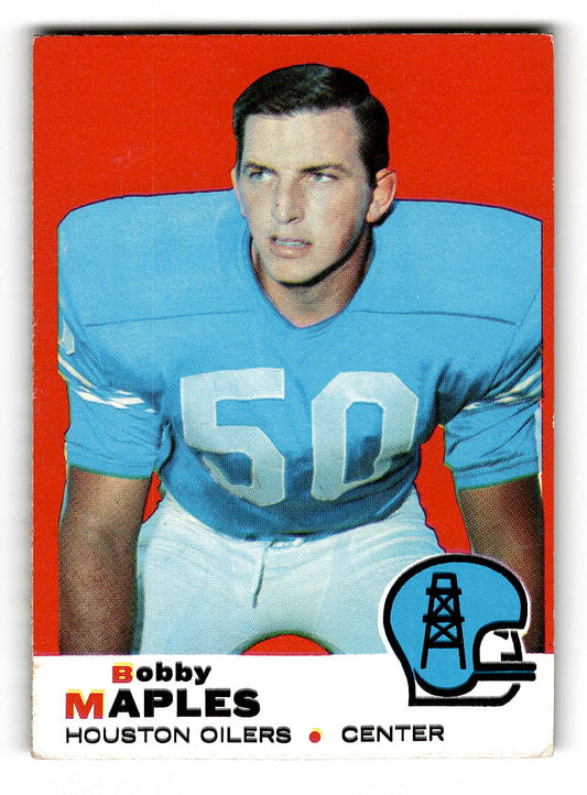 1969 Topps #19 Bobby Maples Houston Oilers EX