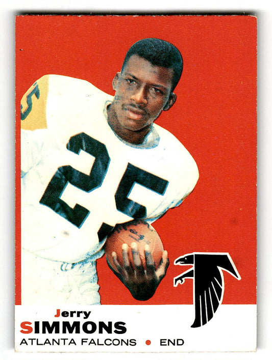 1969 Topps #24 Jerry Simmons Atlanta Falcons EX
