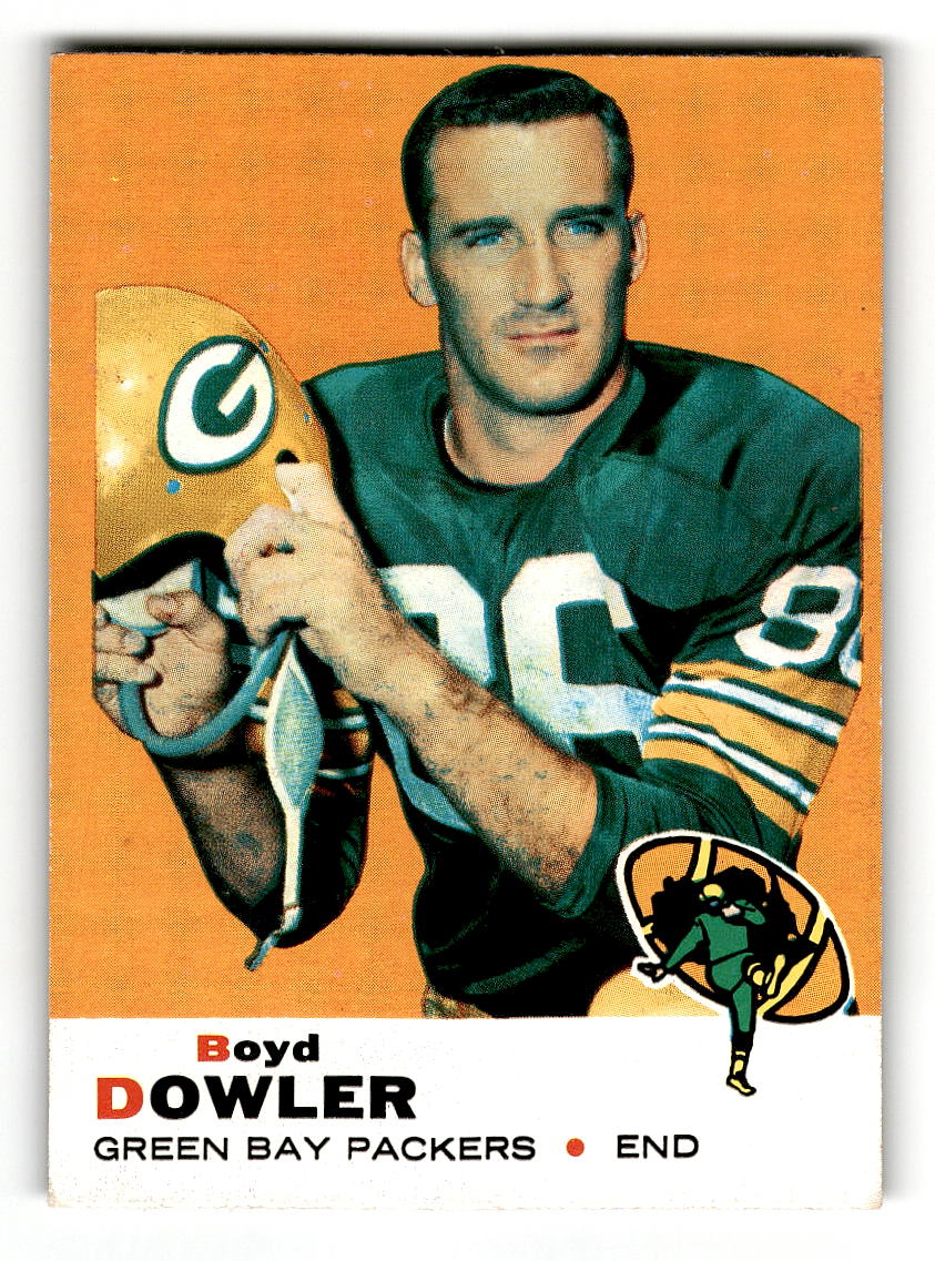 1969 Topps #33 Boyd Dowler Green Bay Packers EX
