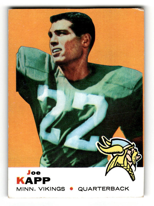 1969 Topps #35 Joe Kapp Minnesota Vikings VGEX
