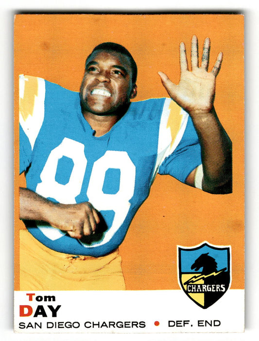 1969 Topps #38 Tom Day San Diego Chargers EX