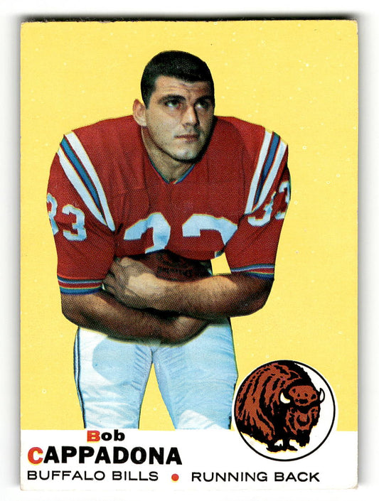 1969 Topps #40 Bob Cappadona RC Buffalo Bills EX
