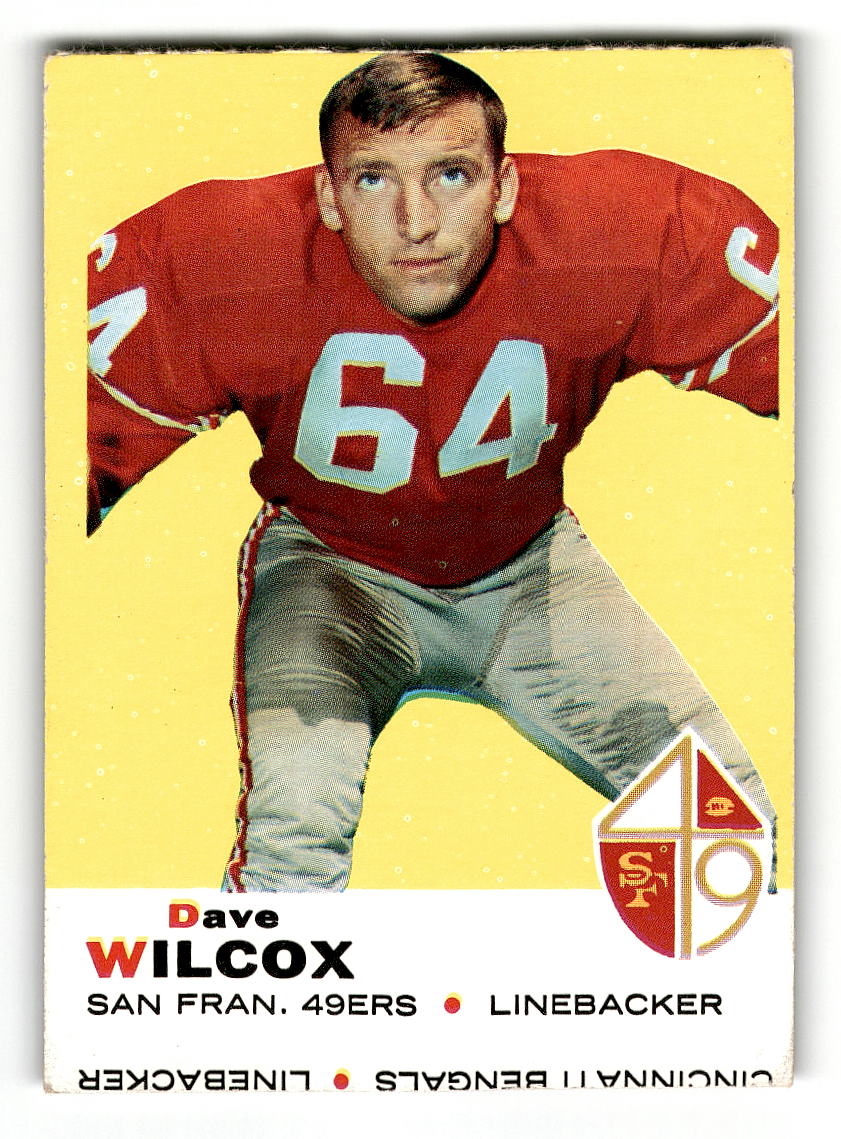 1969 Topps #44 Dave Wilcox San Francisco 49ers EX