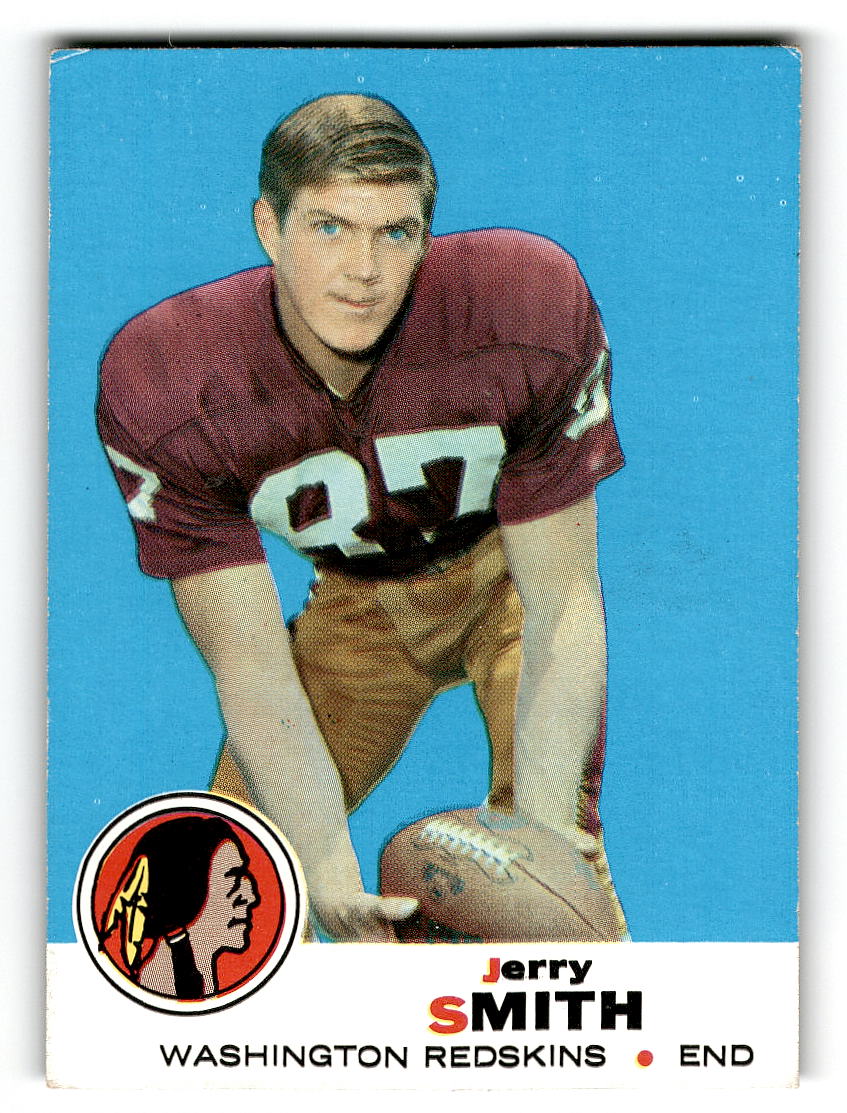 1969 Topps #45 Jerry Smith Washington Redskins EX