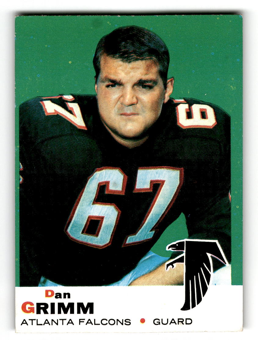 1969 Topps #46 Dan Grimm Atlanta Falcons EX