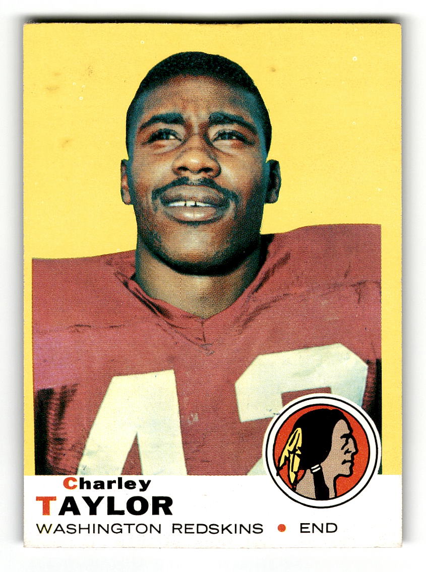 1969 Topps #67 Charley Taylor UER Washington Redskins EX