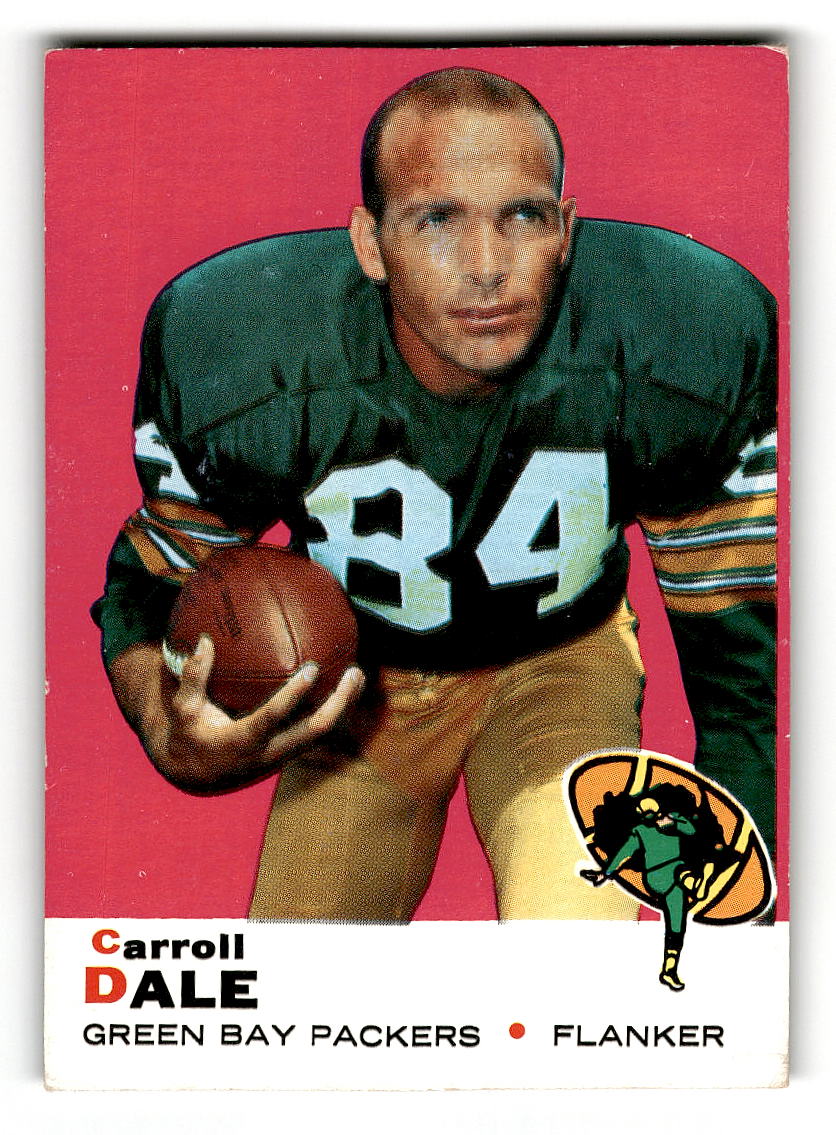 1969 Topps #77 Carroll Dale Green Bay Packers EX