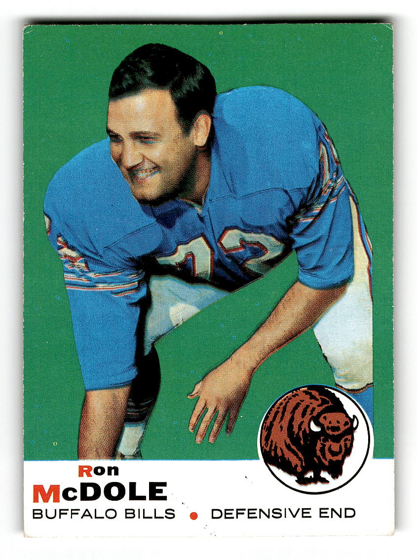 1969 Topps #78 Ron McDole Buffalo Bills EX