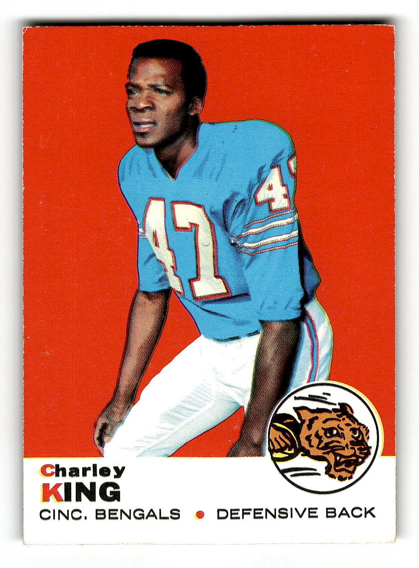 1969 Topps #79 Charley King RC Cincinnati Bengals EX