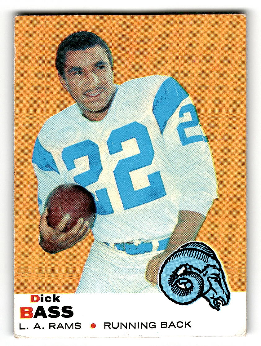 1969 Topps #81 Dick Bass Los Angeles Rams EX