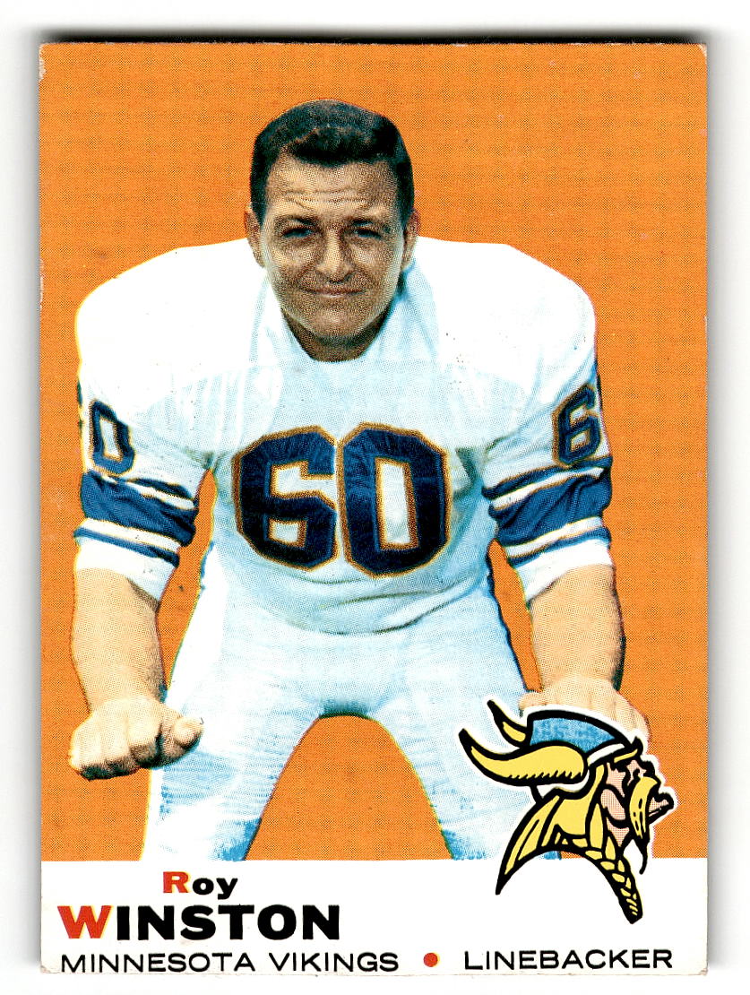1969 Topps #82 Roy Winston Minnesota Vikings EX