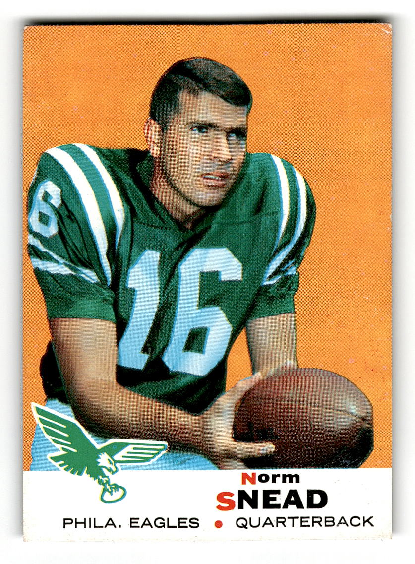 1969 Topps #85 Norm Snead Philadelphia Eagles EX