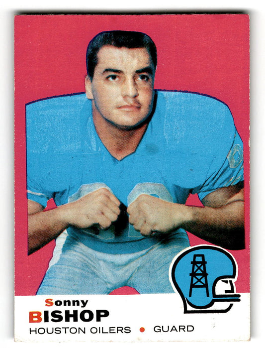 1969 Topps #88 Sonny Bishop Houston Oilers EX