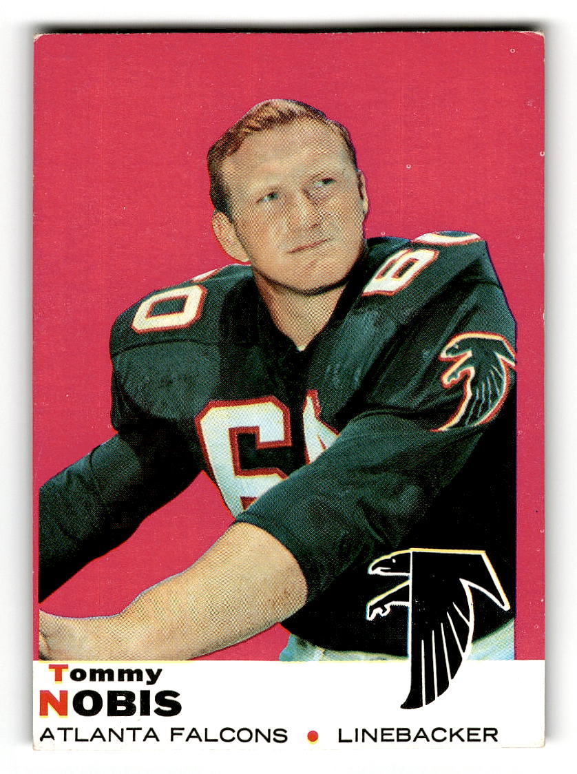 1969 Topps #93 Tommy Nobis Atlanta Falcons EX
