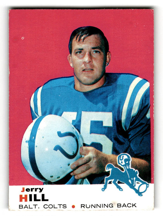 1969 Topps #94 Jerry Hill RC Baltimore Colts EX