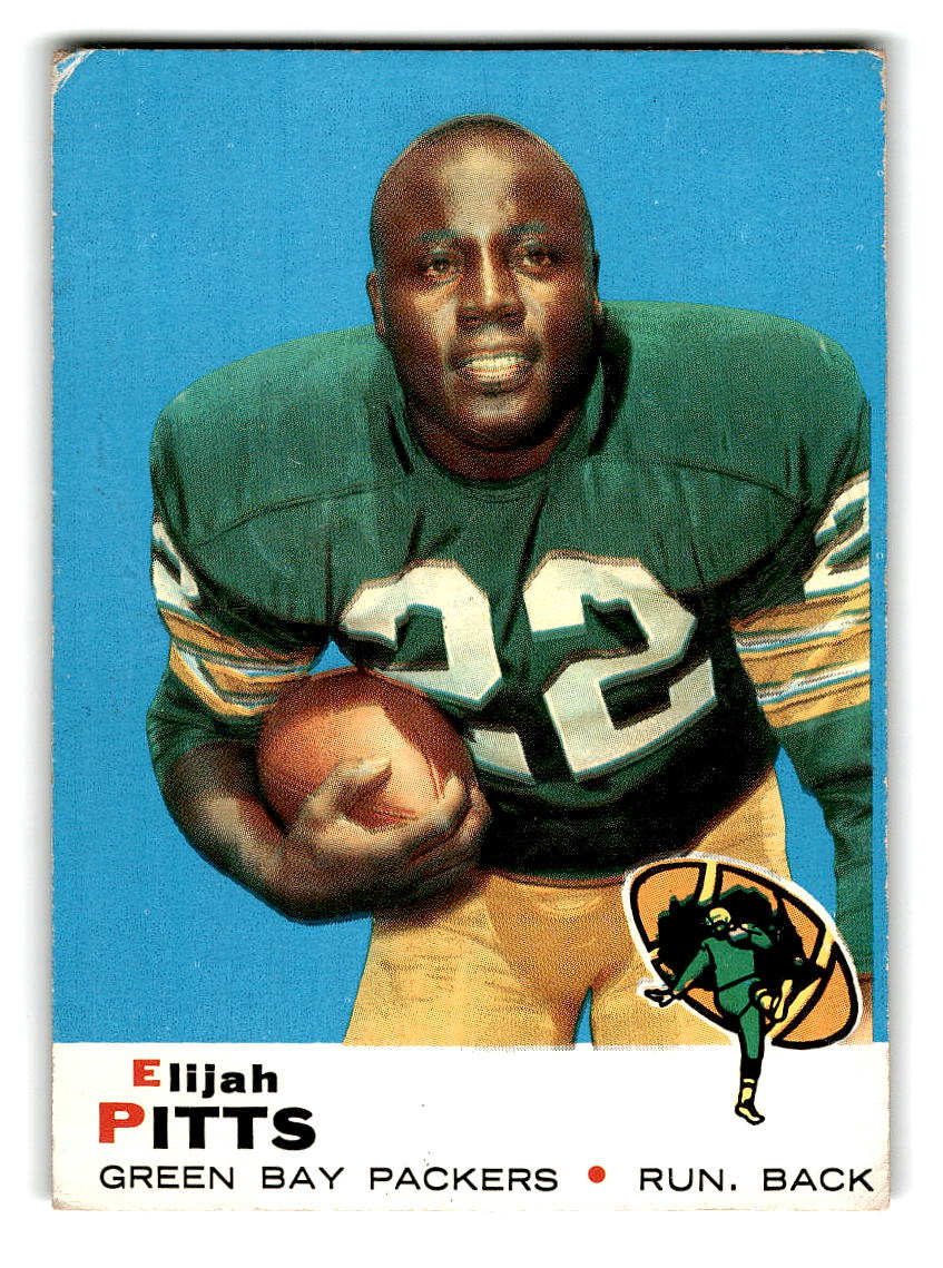 1969 Topps #102 Elijah Pitts Green Bay Packers G
