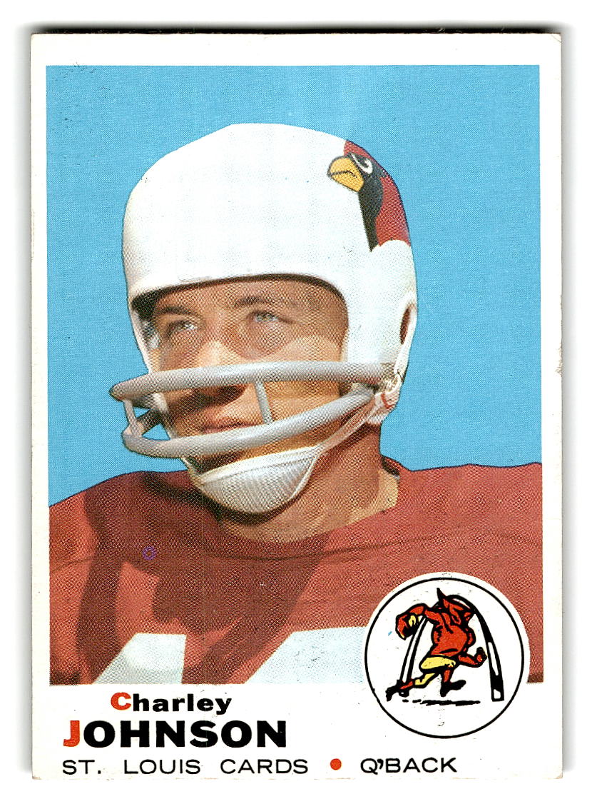 1969 Topps #247 Charley Johnson St. Louis Cardinals VG
