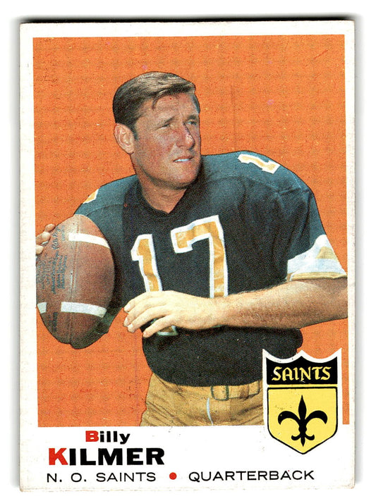 1969 Topps #240 Billy Kilmer New Orleans Saints VG