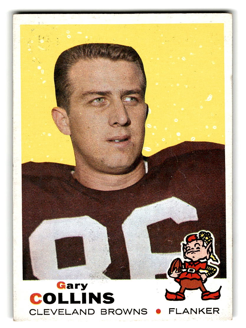 1969 Topps #234 Gary Collins Cleveland Browns VG