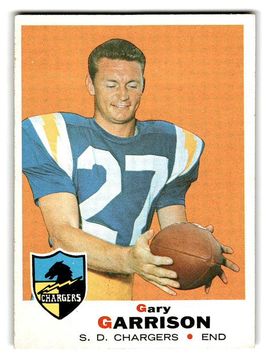 1969 Topps #233 Gary Garrison San Diego Chargers VG