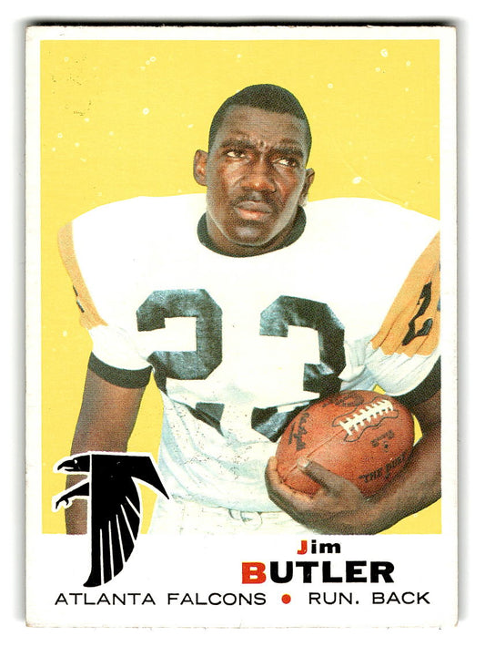 1969 Topps #228 Jim Butler Atlanta Falcons VG