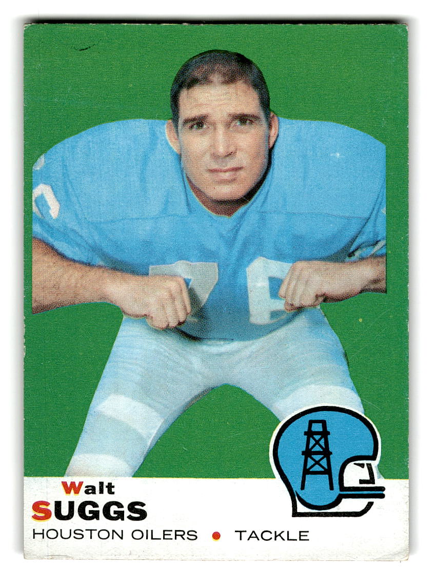 1969 Topps #118 Walt Suggs Houston Oilers EX