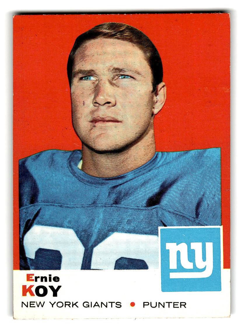 1969 Topps #131 Ernie Koy New York Giants EX