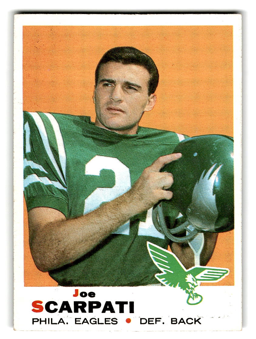 1969 Topps #176 Joe Scarpati Philadelphia Eagles EX