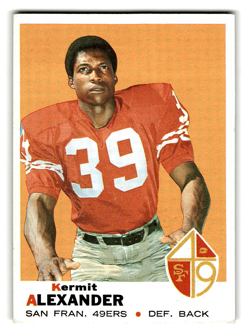 1969 Topps #179 Kermit Alexander San Francisco 49ers EX